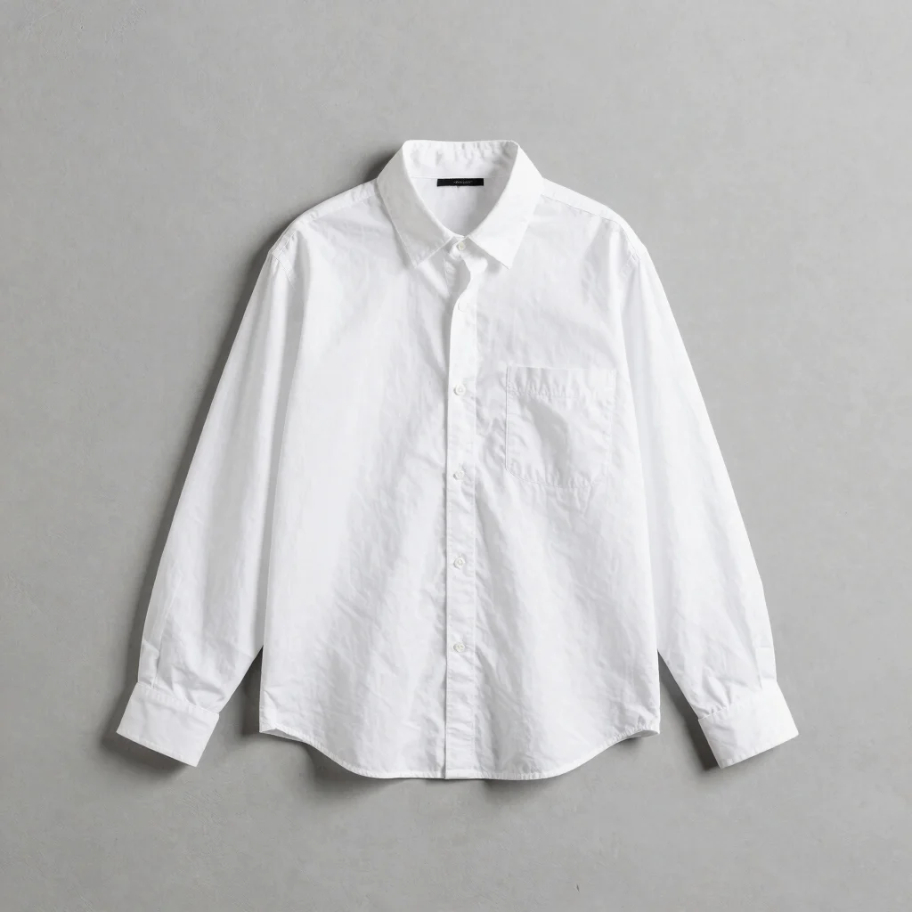 Chemise Popeline Oversize Blanche