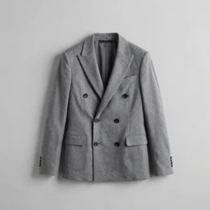Veste Blazer Croisée en Laine